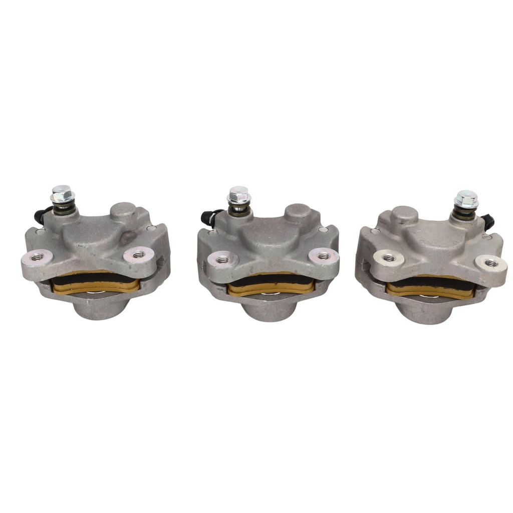 3PCS Brake Calipers 0402 010 Front Left Right Rear Strong Power Replacement for Arctic Cat ATV 250 300 375 400 454 500