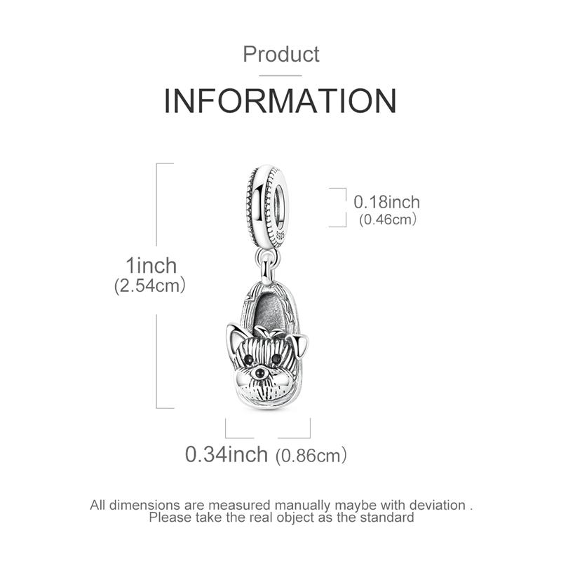 Zimowa Seria Charms Miedziane Śniegowce Kapcie Zawieszka Pasuje do Bransoletki o Średnicy Otworu 4 mm Koralik DIY Biżuteria Damska Prezent