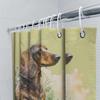 Luxury Watercolor Dog Shower Curtain Ideal For Pet Lovers Easy Installation, Non-Toxic Environmentally Friendly Perfect Home Dec