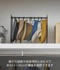 Yamazaki Jitsugyo 6128 Hat Storage Stand Black Approx. W40.5-70 X D15 X H37cm Tower Hat Rack Prevents Deformation