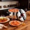 VEVOR Pressure Cooker, 11.3L Pressure Cooker Stainless Steel, Pressures Canner with Steaming Rack, Tempered Glass Lid