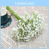 Ramo de Gipsófila Paniculata Artificial para Boda con Material Plástico para Flores de Mano de Novia