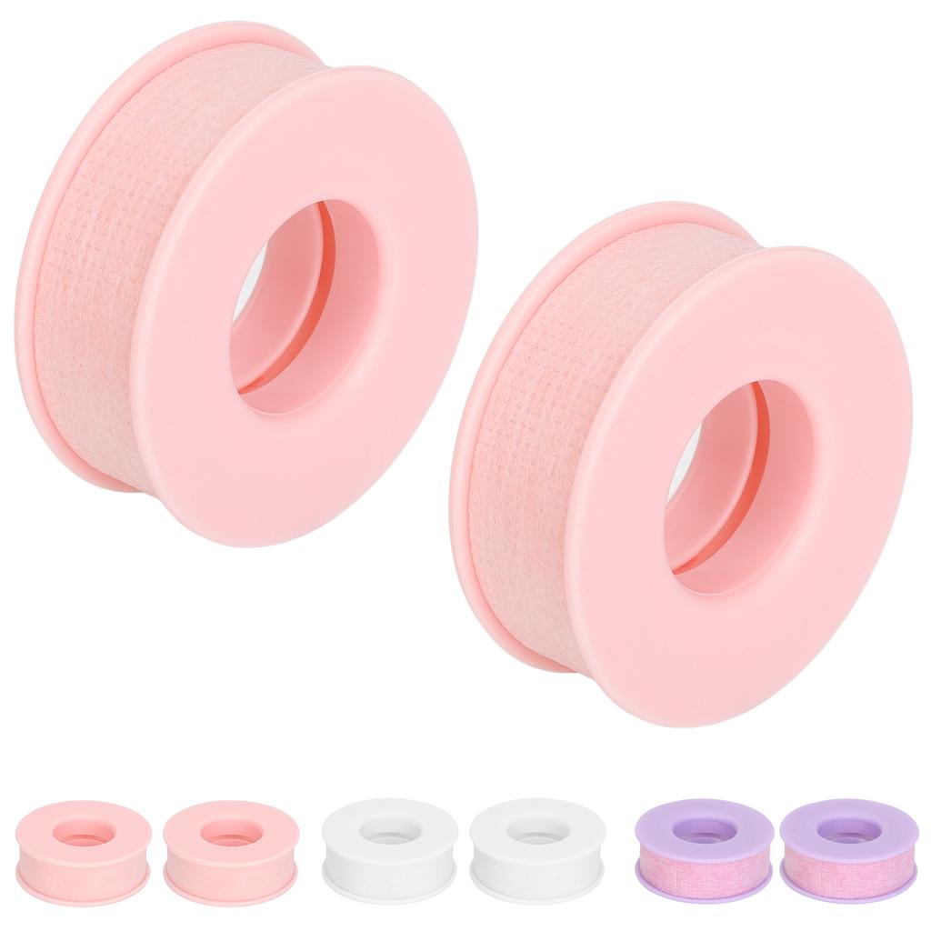 2pcs Lash Tape Breathable Easy to Tear Soft Thin Adhesive Eyelash Extension Tape for Makeup Salon Ho