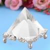 Creative Crystal Pyramid Quartz Stone Carving Figurine Home Decoration