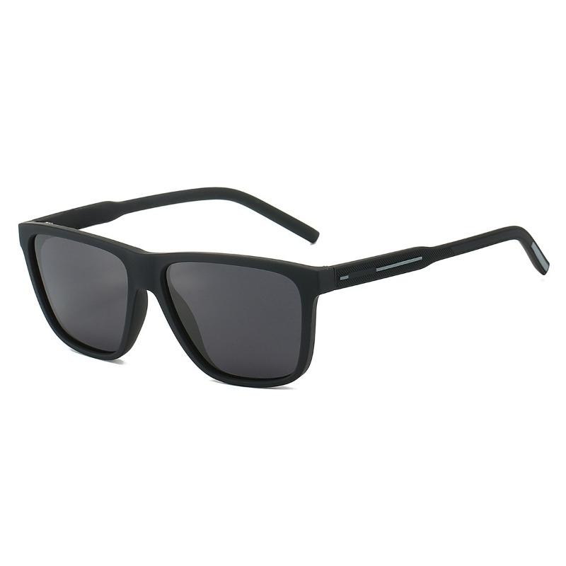 Non-polarized Fashion One-Piece Frame Square Frame Sunscreen Sunglasses Men Women Outdoor Travel Anti Strong Light Eyeglasses