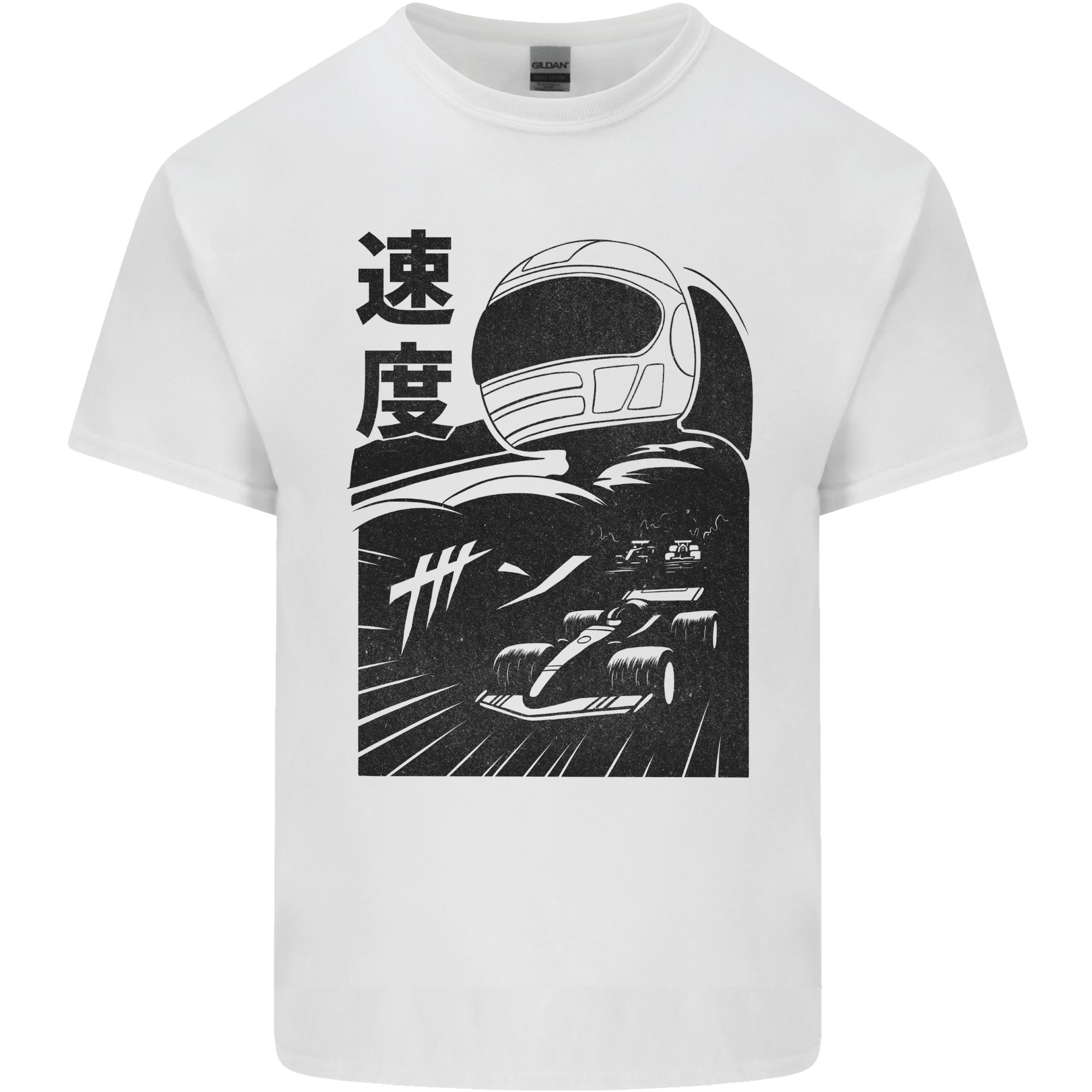 Anime Formula Racing Car Driver Motorsport Unisexs Light Cotton TShirt S