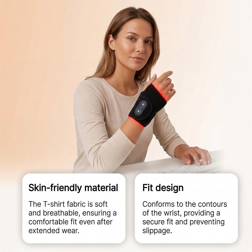 Massage Wrist Pad Wrist Joint Massage Care Wrap Compression Bandage Daily Comfort Breathable Wrist Support