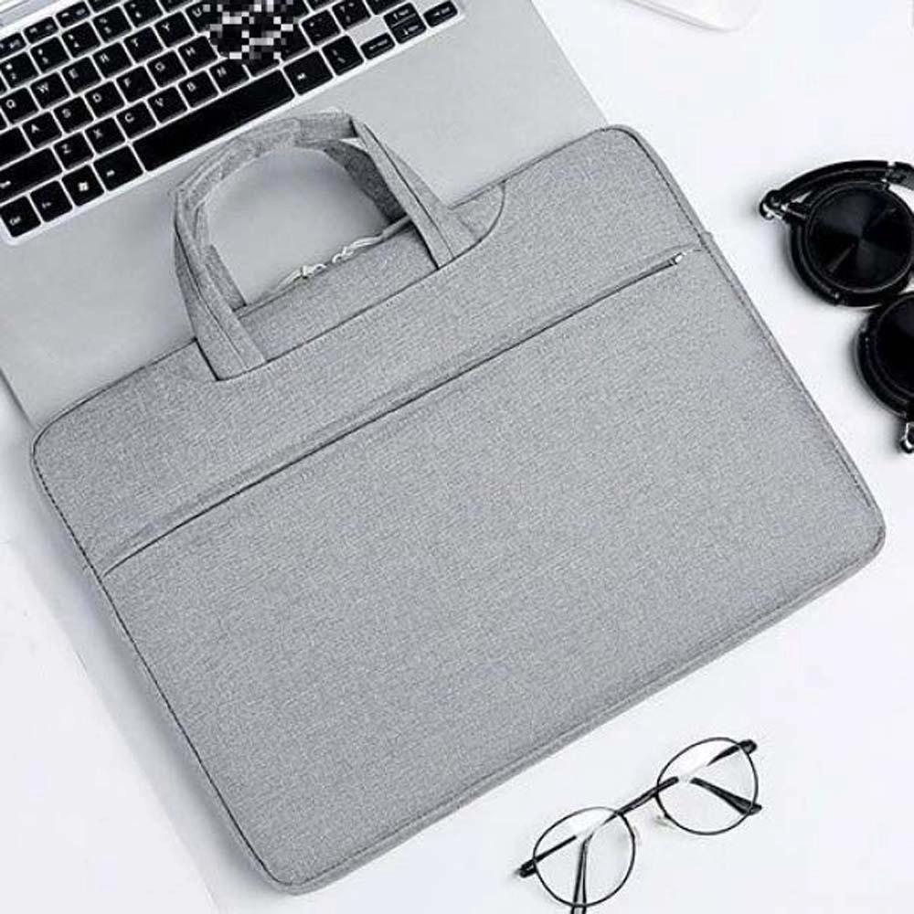 Oxford Cloth Laptop Handbag 13.3 Inch/15.6 Inch Solid Color Computer Storage Bag Large Capacity Scratch Prevention