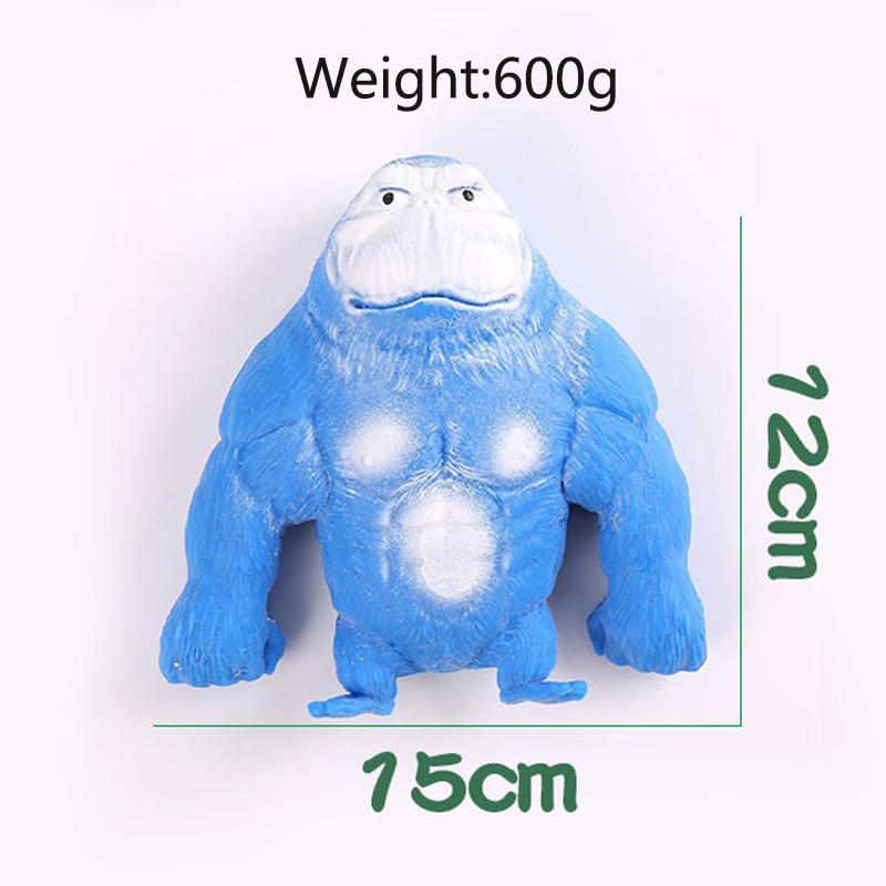 Soft Stretch Gorilla Squeeze Monkey Toy Gorilla Fidget Toy Anime Figure Doll Toys For Kids Adults Stress Relief Toys