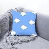 Soft White Cloud Texture Design Cushion Cover Premium Comfort Reversible Pillow Cove in One Design for Any Room  Car Interior