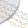1Meter Stainless Steel Never Fade Hollow Heart Chains Link Handmade DIY Necklace Bracelet Anklets Jewelry Making Supplies