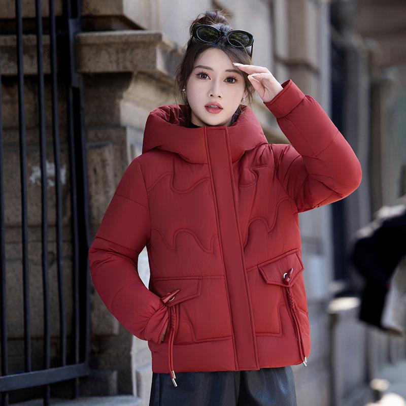 Winter New Thickened Padded Jacket Short Padded Jacket 2025 Slim Down Padded Jacket Hooded Jacket