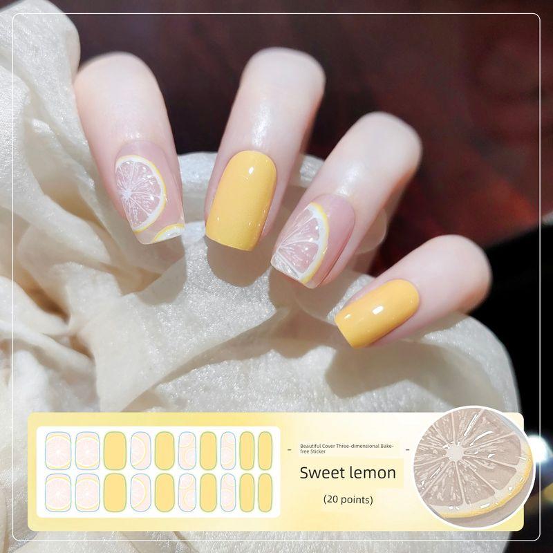 

Beauty Cover Three-Dimensional Baking-Free Gel Nail Sticker 3D Girl Cartoon Waterproof and Durable New Arrival Ultra-Thin Painted Nail Sticker DDW3001