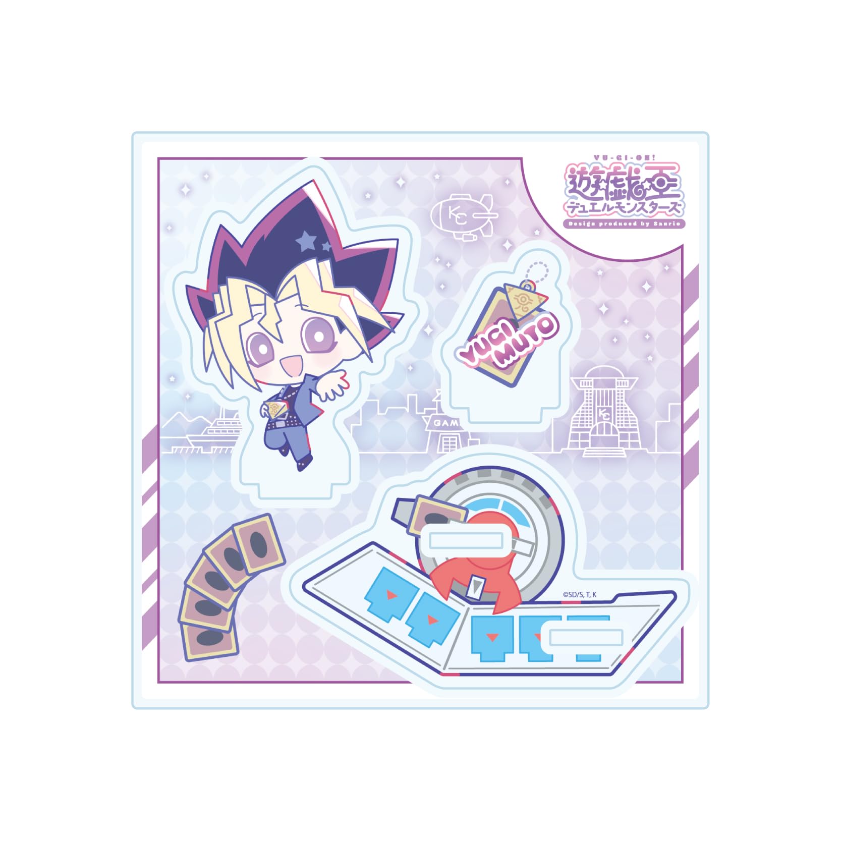 

Yu-Gi-Oh! Duel Monsters Design produced by Sanrio 02 Yugi Muto [Collaboration Illustration] Acrylic Stand Plate