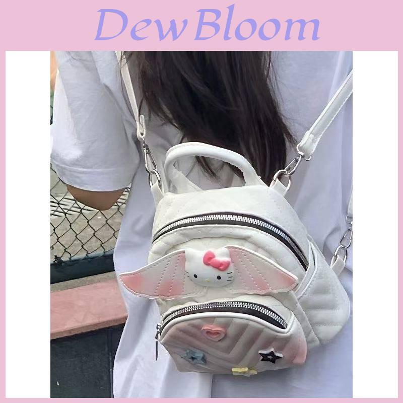Cartoon Hello Kitty Backpack For Girls And Boys With Pu Material And Cute Design For Daily Use