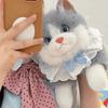 Fluffy Stuffed Cat Doll Ragdoll Cat Simulated Kitten Model Birthday Gifts Plush Cat Doll  Girls