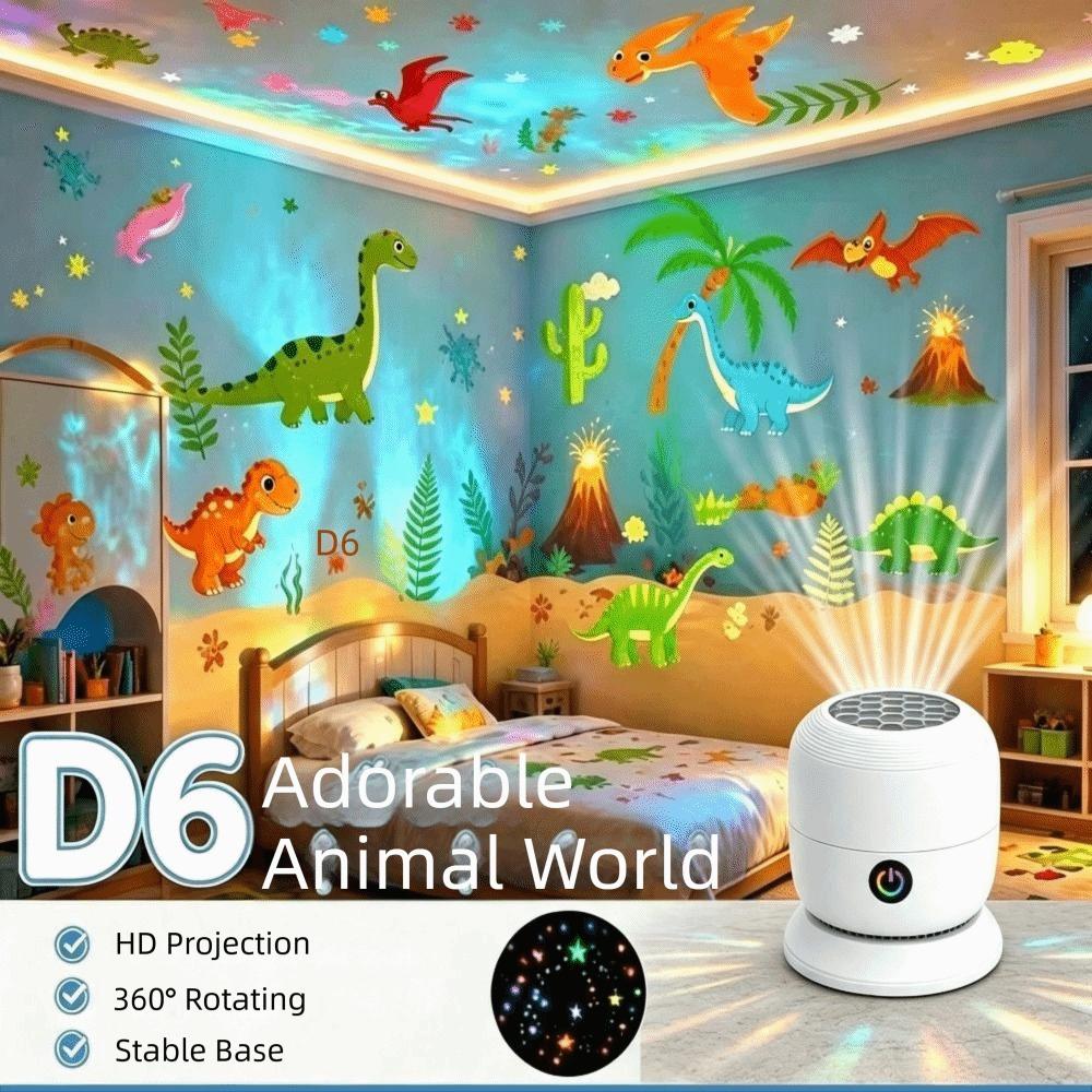 Ocean World Dreamy Ocean Projector USB Rechargeable Projector Lamp Bedroom Decoration