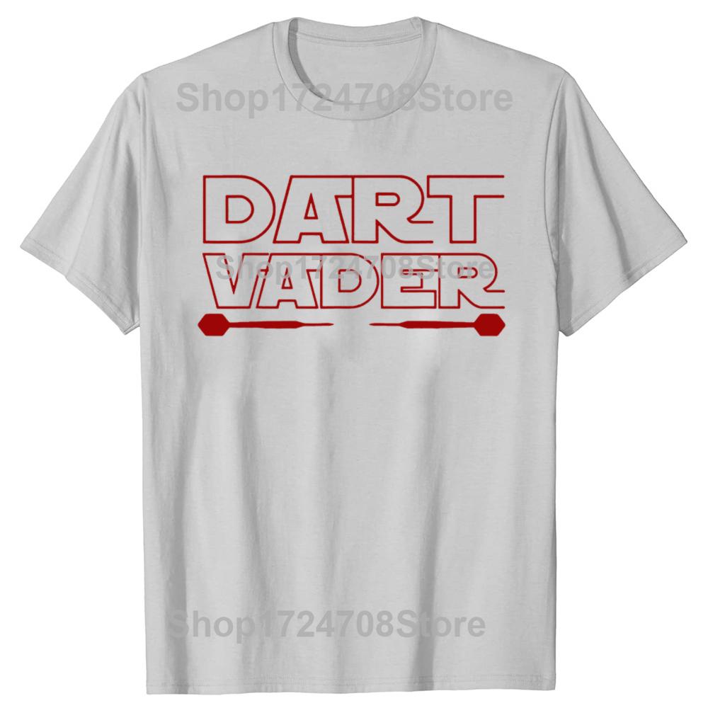 Funny Dart Vader 180 Darts Player Graphic T-shirts Men Women's Fashion Casual Tshirt 100% Cotton Loose Oversized T Shirt