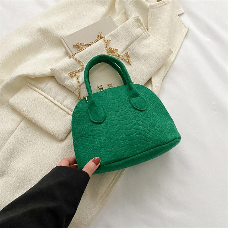 Chic And Modern 2023 Spring Korean Style Felt Fabric Shell Bag Elegant And Versatile Crossbody Bag For Women