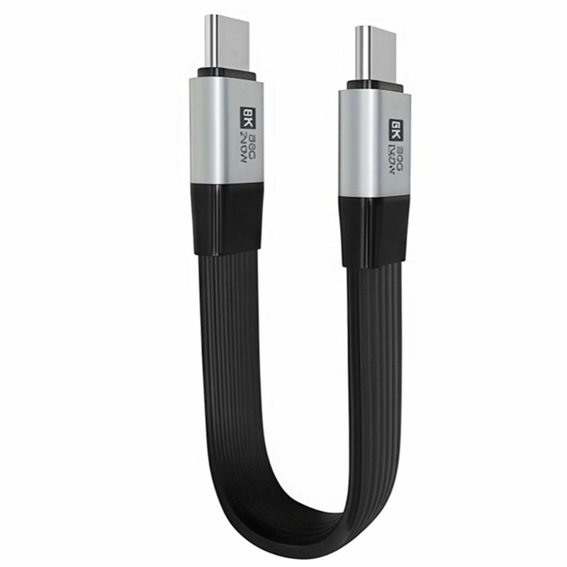 USB C Cable Supports 8K60Hz Video 240W Power Delivery 80Gbps Data Transmission For Laptop Phone USB4 Charging Wire