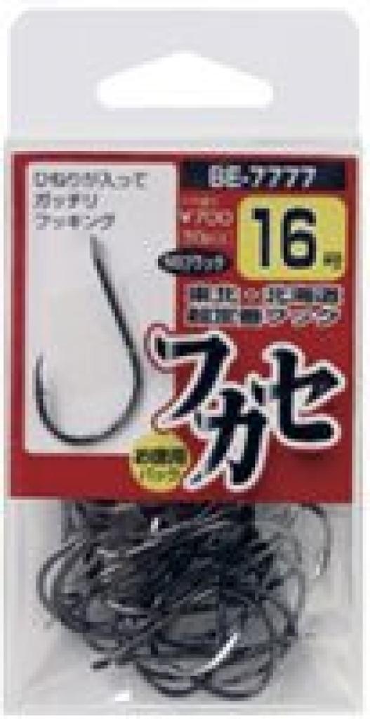 HARIMITSU Bara Hook Fukase (NS) Hook, Size 17, BE-7777 Fishing Hook