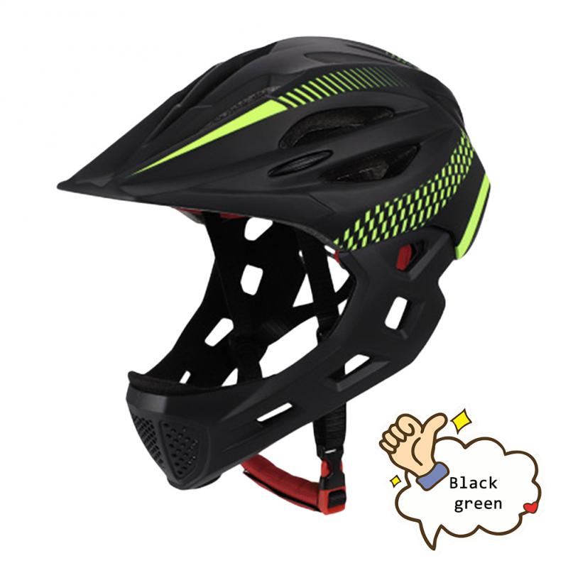 Kids Detachable Full Face Bike helmet Children s Sports Child Cycling MTB Motorcycle Skateboarding Roller Skating Helmet Bike Helmet