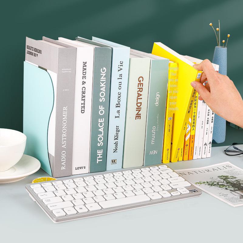 Kaba Bear Retractable Book Stand - Foldable, Simple Desk Bookshelf for Students