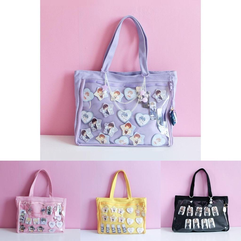 Elegant Japanese Sweet Lolita Harajuku Canvas Handbag For Cosplay Girls Jk Itabag