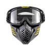 CG18 Retro Kugel-Stil Dual-Use Motorrad Brillenhelm Visier Off-Road ATV Dirt Bike Fahren
