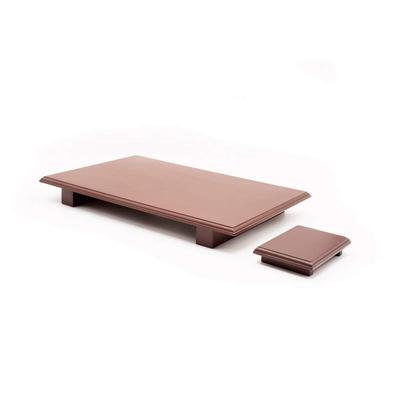 Soulveda Kraftz Handgefertigtes Holz Puja Peeta Kombipack Großer & Kleiner Hocker für Götzen und Feste
