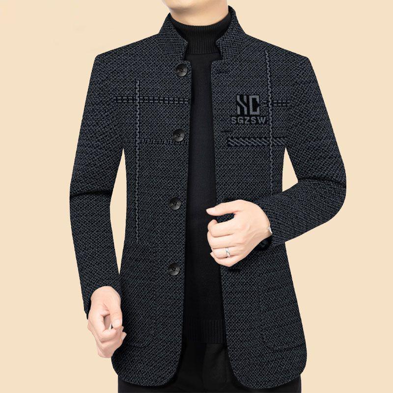 New Autumn & Winter Men's Velvet Jacket - Korean Style, Trendy, Casual & Versatile