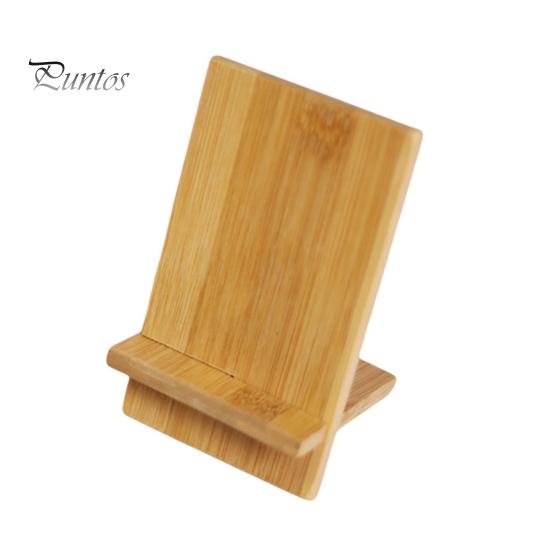 

Тримач для мобільного телефону Дерев яний універсальний багатофункціональний стійкий протиковзкий портативний настільний кронштейн для мобільного телефону Підставка для планшета для дому B