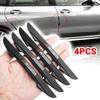 4pcs Rubber Car Door Edge Protector Stickers Anti Collision Strips For Lancer 9 10 Outlander 3 Asx L200 Pajero Etc