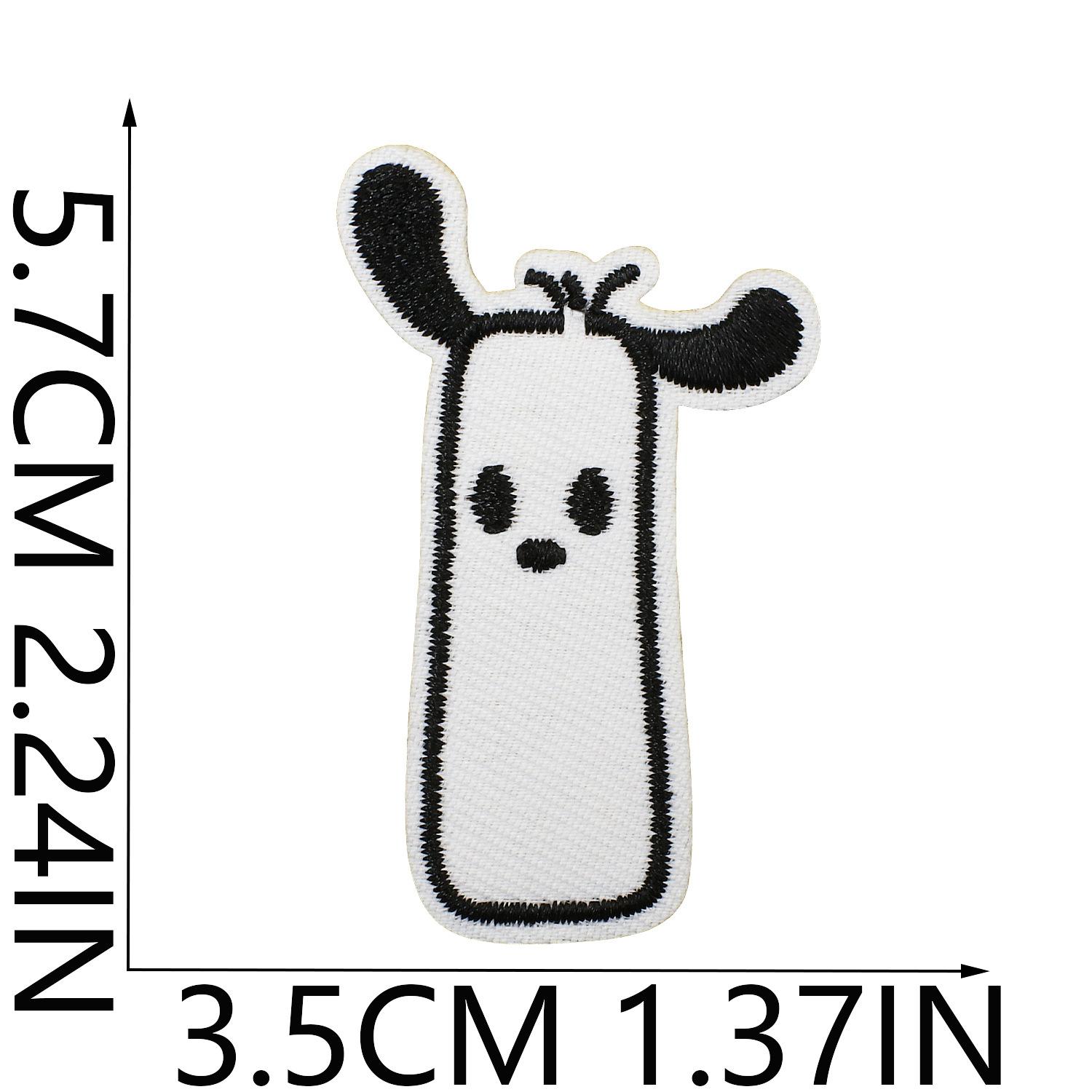 

Animated Kitten Embroidery Cloth Sticker, Clothes Bag Decoration, Puppy Letter Computer Embroidery Label, English Letter Patch Sticker I_3 pieces