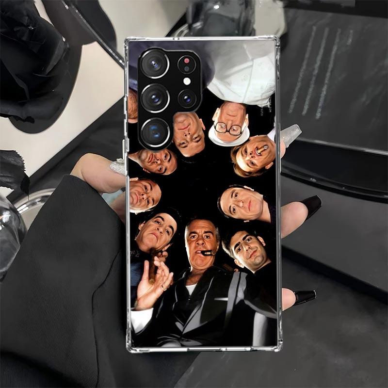 

Чехол для телефона Сериал Клан Сопрано для Samsung Galaxy S25 Edge S24 Ultra S23 Plus S22 S20 FE S10 + Мягкая печатная крышка Coque Samsung S25