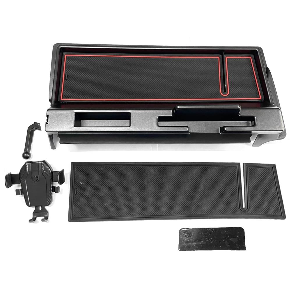 CGP Dashboard Tray Set for 40 Series Alphard and 2 with Smartphone Holder Multi-Function Vellfire, Mats, (HN09-T13807A-RBK)