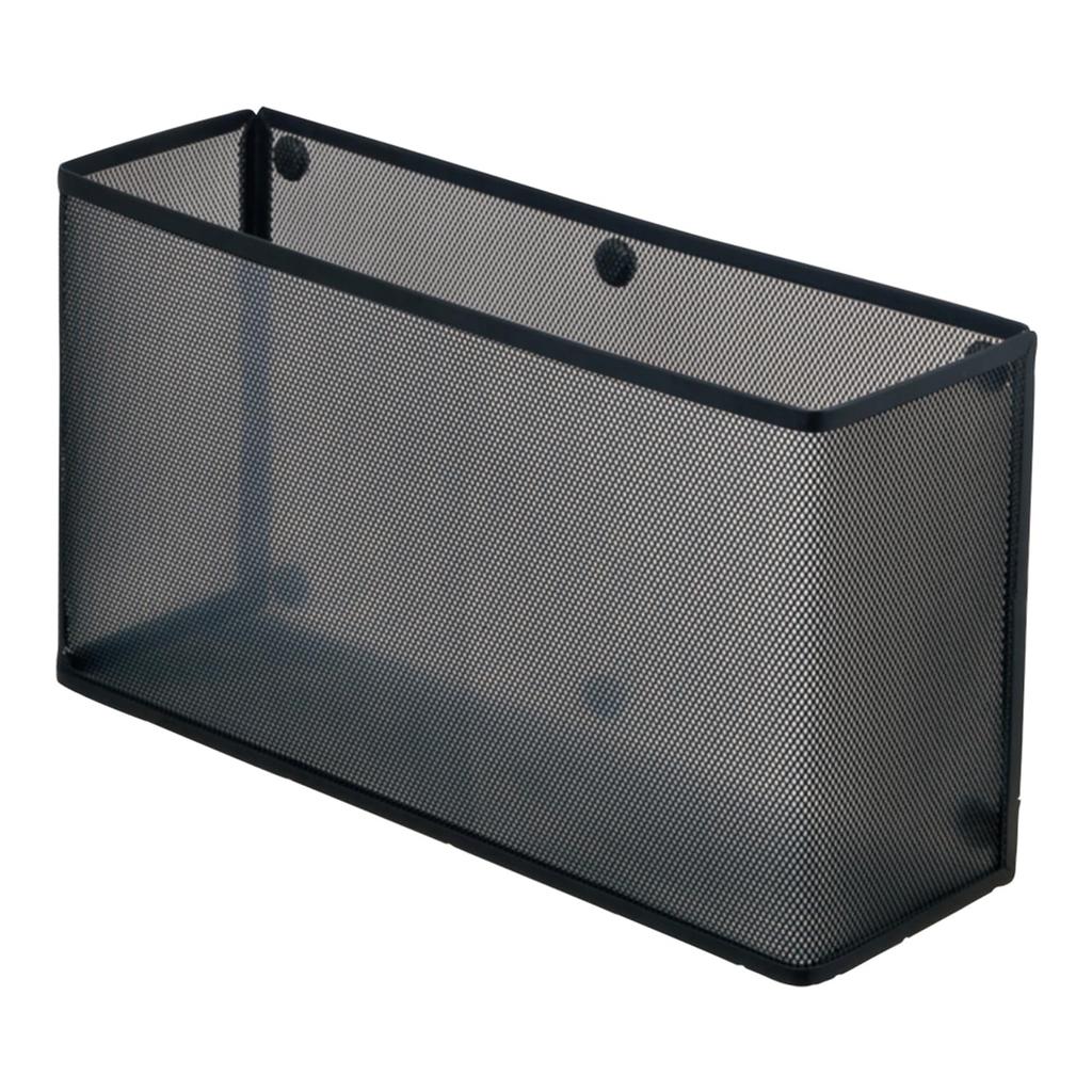 LIHIT LAB Magnetic Pocket, A4, Horizontal, Wide, Black, A7395-24N