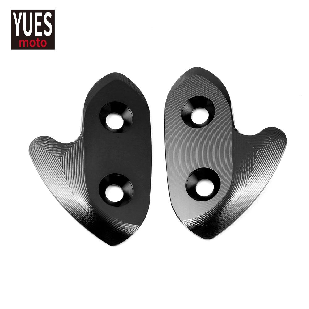 Moto Accessories Mirror Hole Cover Windscreen Driven Mirror Eliminators Cap For YAMAHA R1 R1M YZF R1 2015 2016 2017