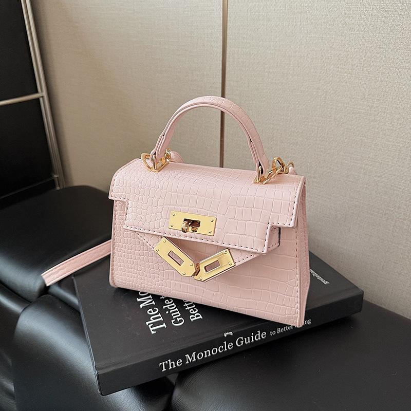 High-end Bag Women's New Fashion Versatile Portable Women Niche Design Shoulder Crossbody Small Square Bag