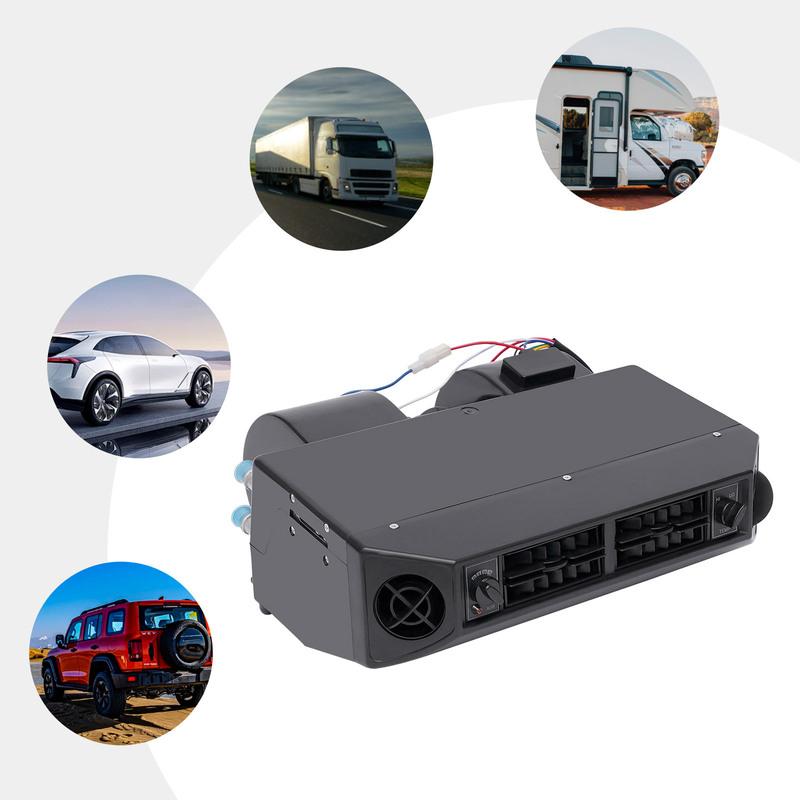 A/C Air Conditioning Evaporator Heater Kit 12V Universal Underdash Heat Cooler Assembly Unit,3 Speed for Car or Truck Minivans Excavators Harvesters