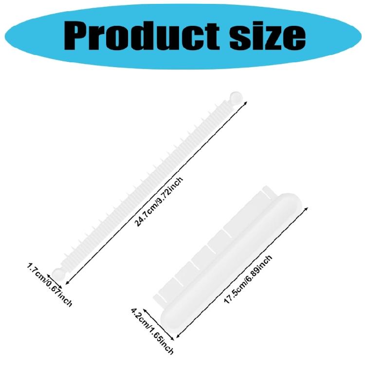 Food Safe Curved Cake Decorating Tool With Nonslip Handle For Artistic Frostings Designs Cake Layer Marker Baking Gadget