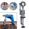 Bench for Electric Drill Clamp-on Grinder Holder Bench Vise Electric Drill Stand 360 Rotating