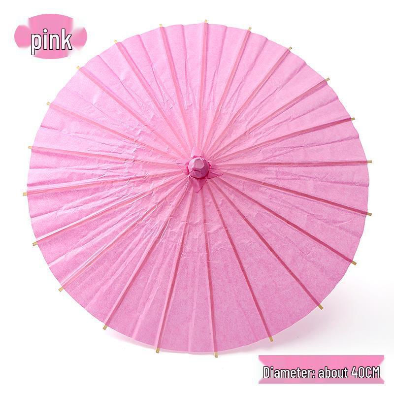 Handmade Children's Oil Paper Umbrella - Chinese Intangible Cultural Heritage, Small Flower Pattern, Ancient Style, Graffiti Material
