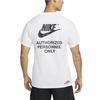 Nike Printed Letter Logo Cotton Crew Neck T-Shirt Men Tops White DM6428-100