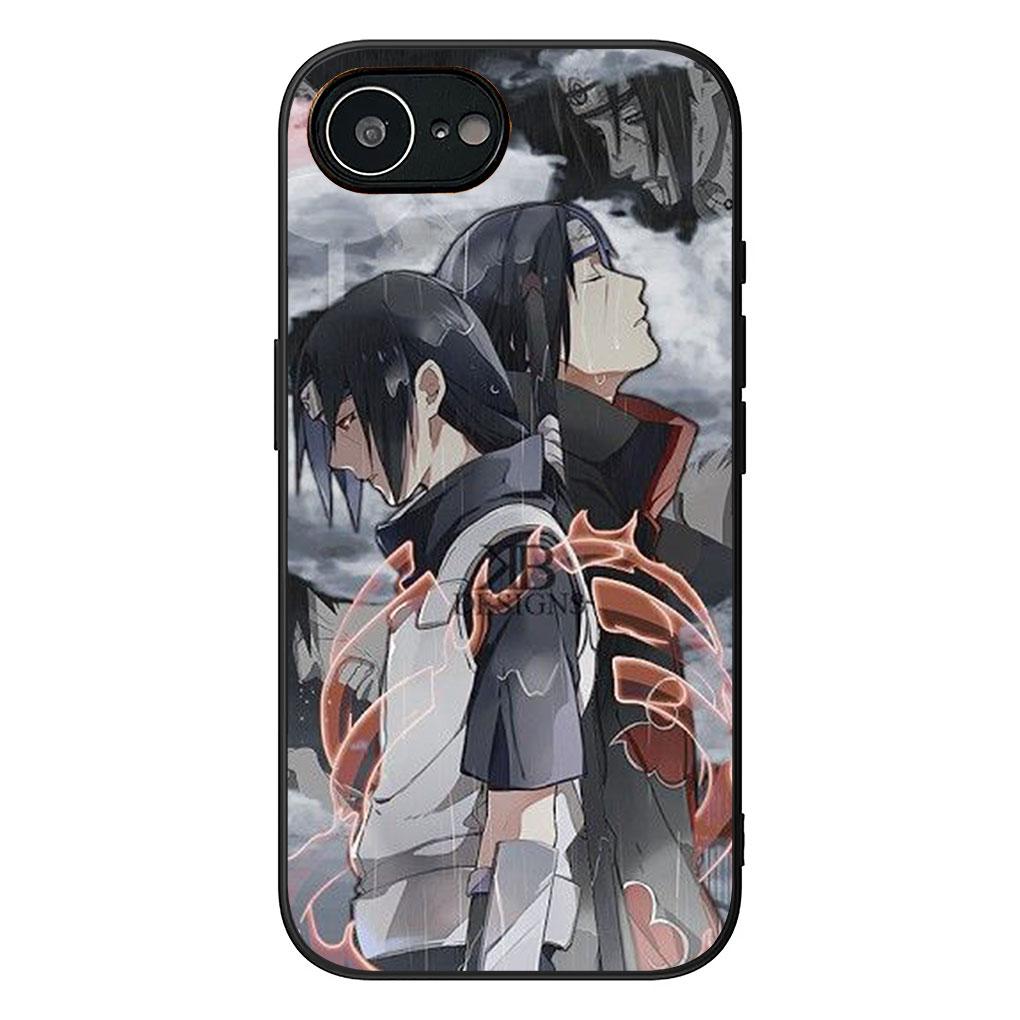 Itachi Narutos Uchiha Sasuke Phone Cover for Apple iPhone 13 12 Mini XS 11 Pro Max 7 8 Plus + XR SE 2022 2020 SE3 Soft Case