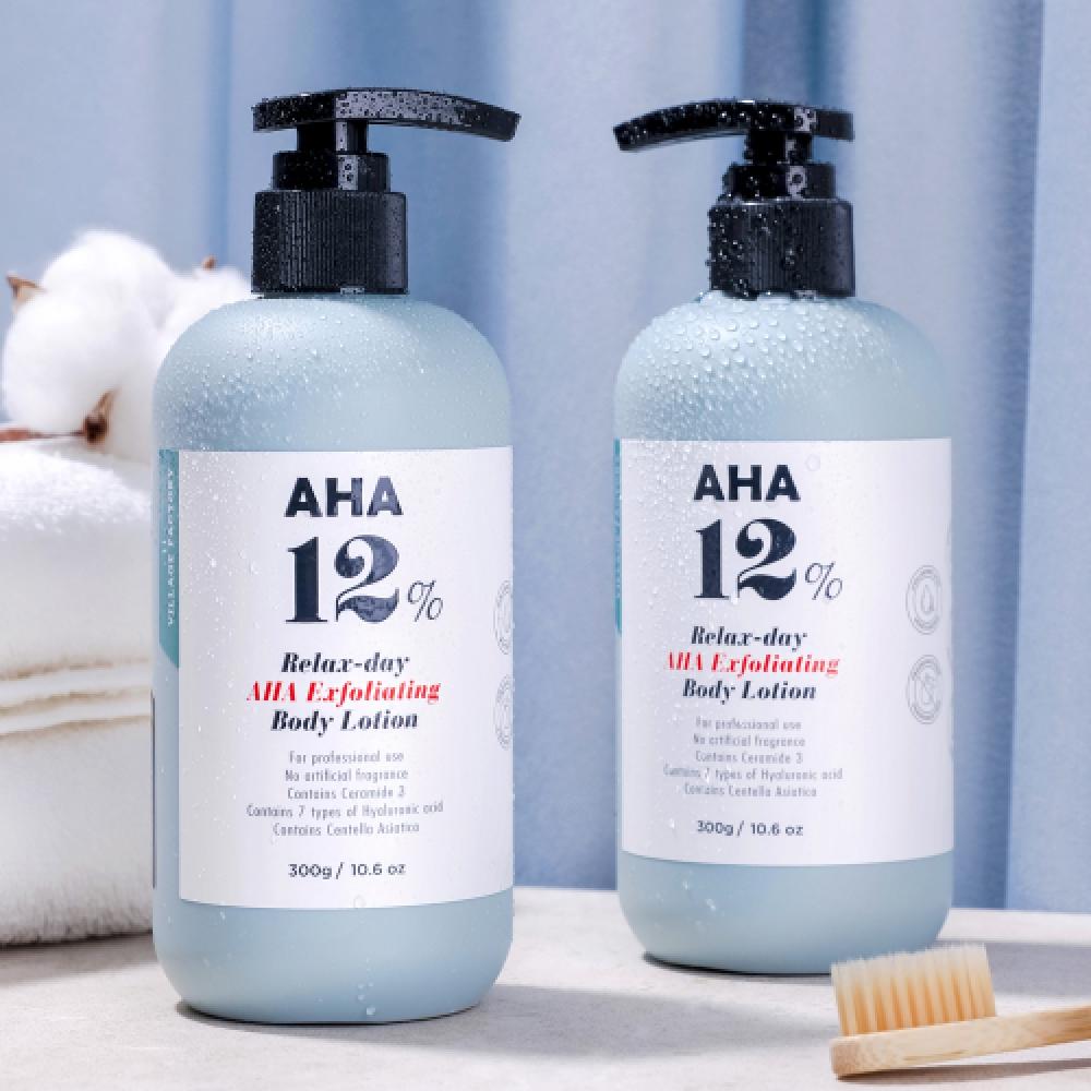 Village11factory [2pack] Relax Day Aha Exfoliating Body Lotion 300ml none