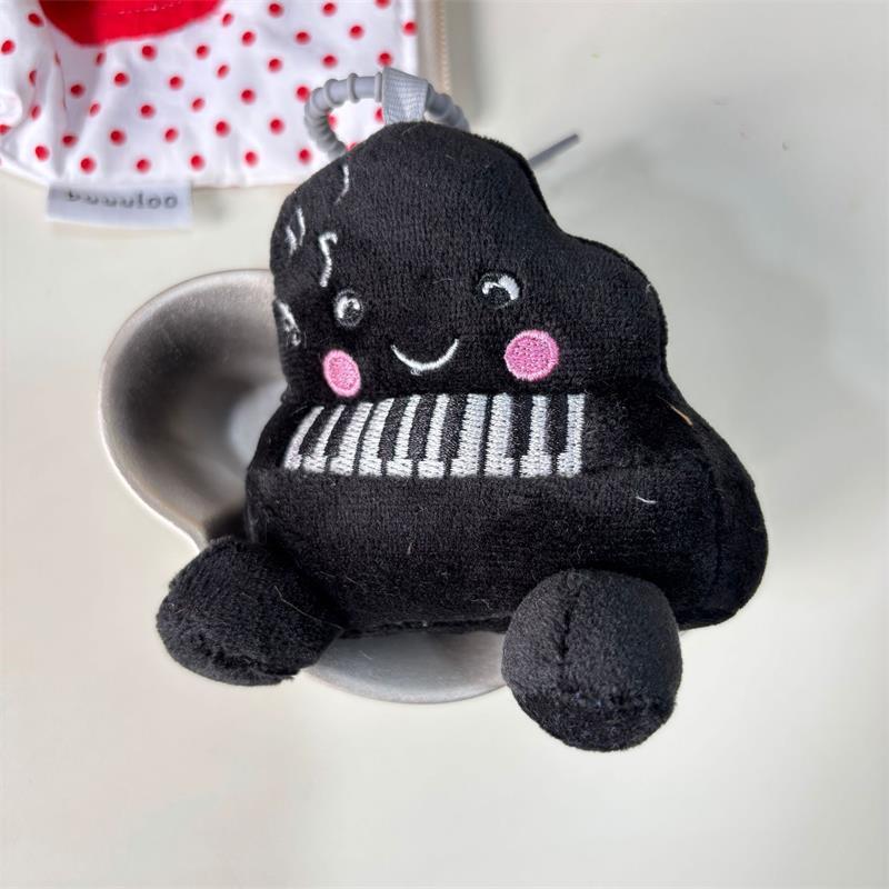 1/2 Stück Niedliche Lustige Schwarze Rouge Klavier Plüschpuppe Spielzeug Schlüsselanhänger Anhänger Taschenanhänger Rucksack Hängende Ornamente Mädchenhafter Schlüsselanhänger Geschenke