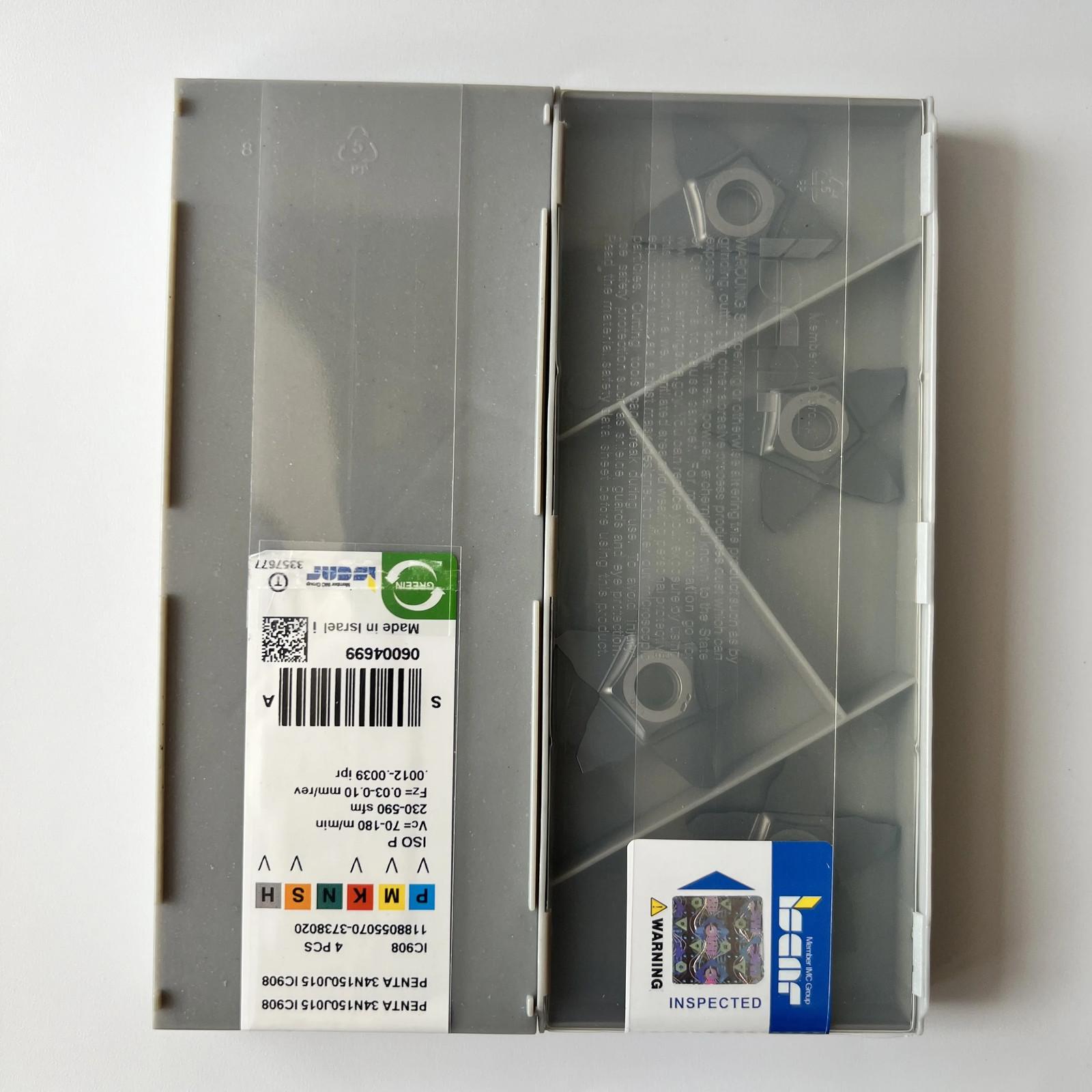 

ISCAR / PENTA34N150J015 IC908 / Industrial indexable Carbide Inserts 4 Pcs