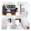 TENSI JAPAN One-touch detachable floor wiper for any seat, free-standing angel one-touch creeper (white, compact)