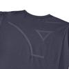 Mizuno Men's Odyssey Gray Soft Dry Sports T-Shirt (Wide Silhouette), Sweat-Wicking, Quick-Drying, 32MAC557